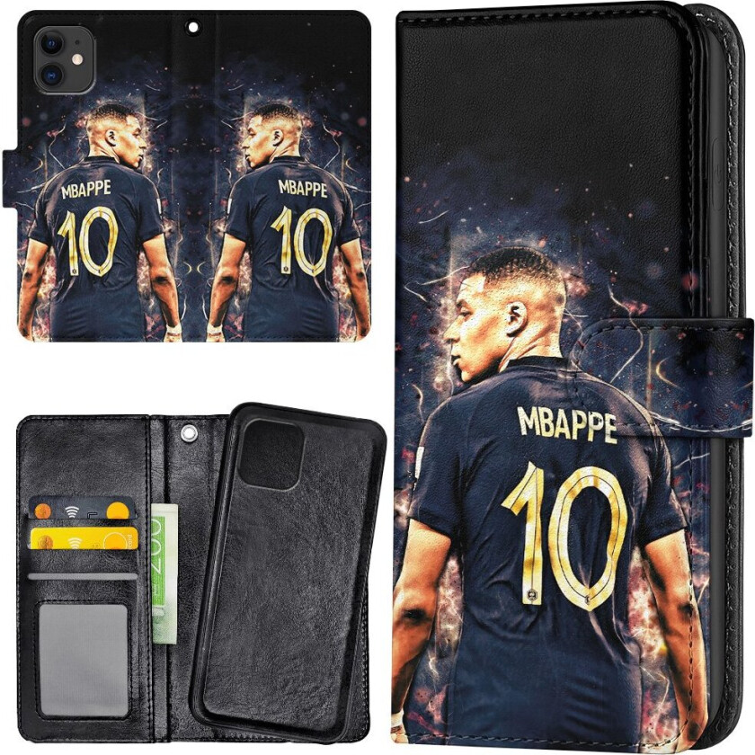iPhone 12/12 Pro - Lommebok Deksel Mbappe
