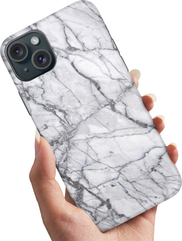 iPhone 15 - Deksel/Mobildeksel Marmor