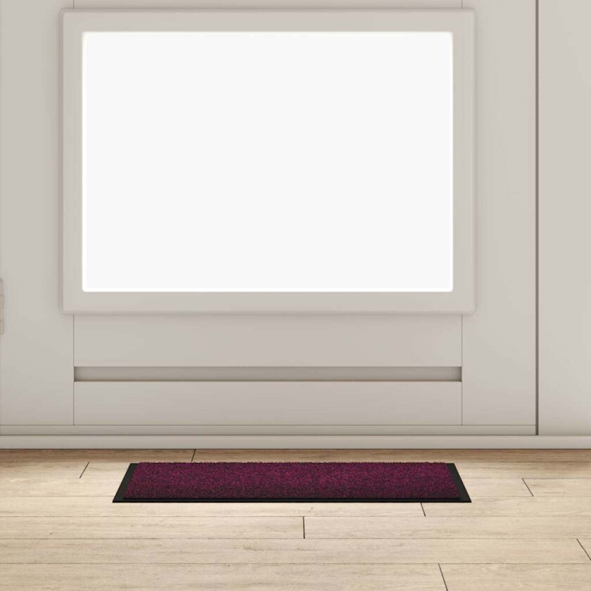 Dørmatte Bordeaux 40 x 60 cm Teddy-stoff