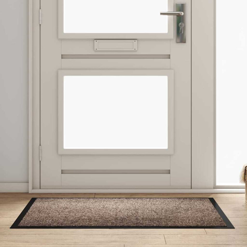 Dørmatte Beige 80 x 120 cm Teddy-stoff