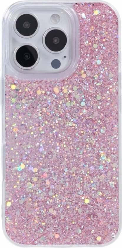 iPhone 16 Pro Deksel Sparkle Series Blossom Pink