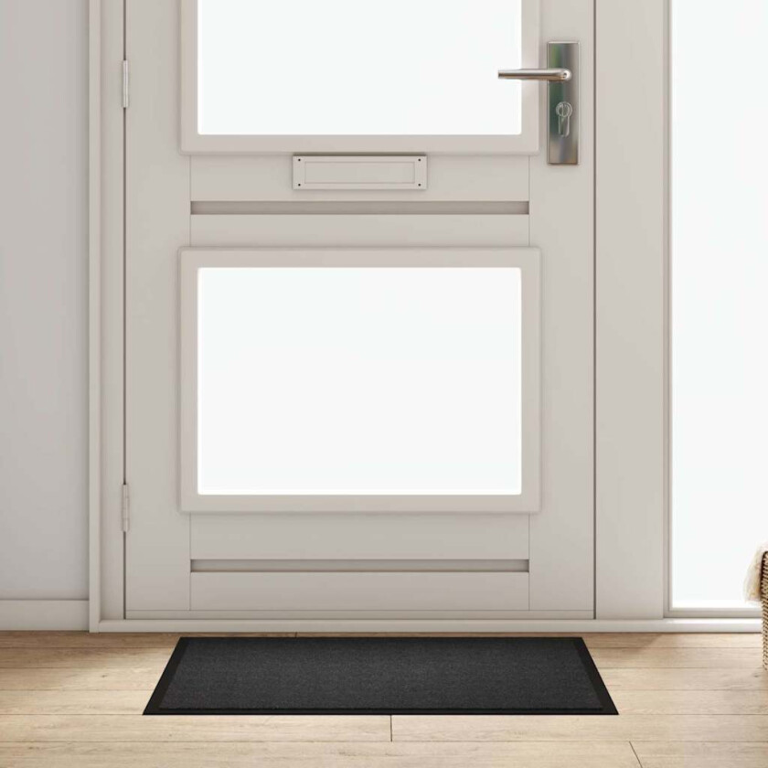 Dørmatte Antrasitt 60 x 80 cm Teddy-stoff