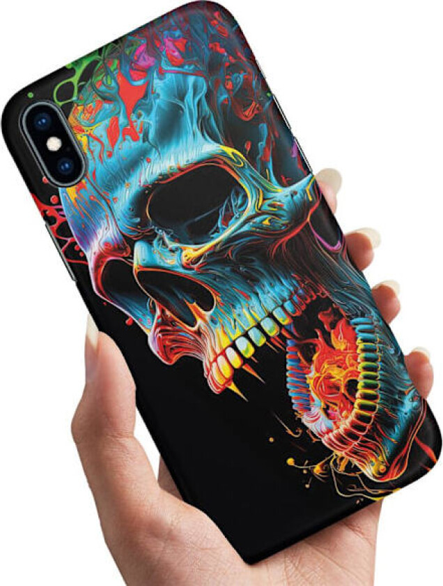 iPhone XS Max - Deksel/Mobildeksel Skull
