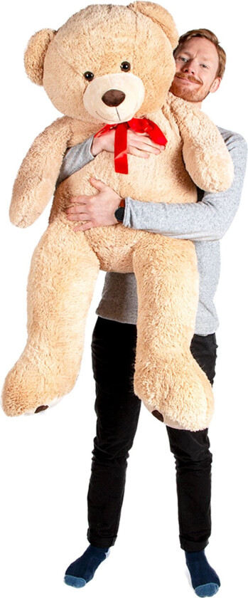 Gigantisk Plysbjørn - Bamse - Bjørn - Kosedyr - 130 cm