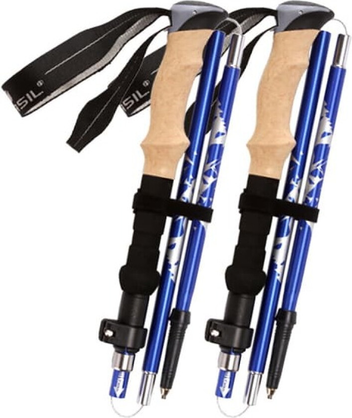 Ultralett turstav turstav 5 seksjon 1 par Blå