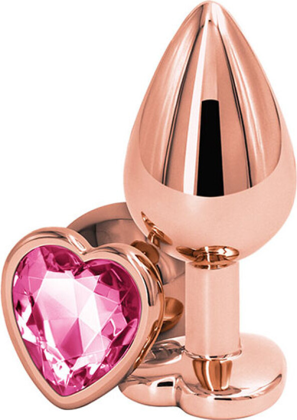 Rose Gold Pink Heart Medium