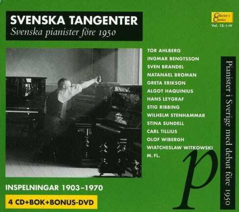Svenska Pianister Före 1950 - Svenska Tangenter (CD)