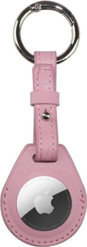 Key ring holder in luxurious multi-colored vegan leather for Apple AirTag, with protective case