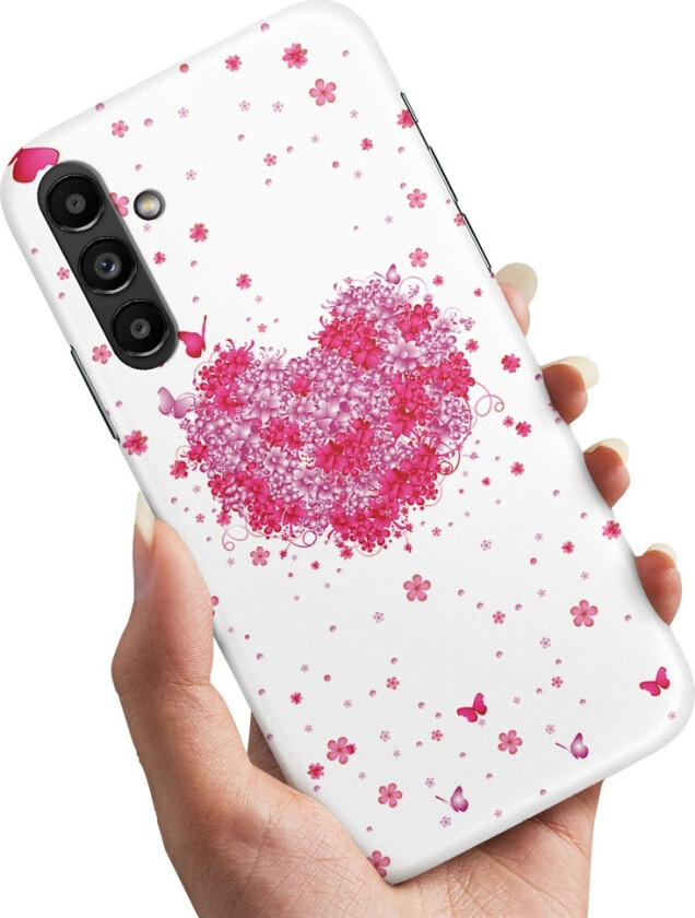 Samsung Galaxy S24 FE - Deksel/Mobildeksel Blomsterhjerte