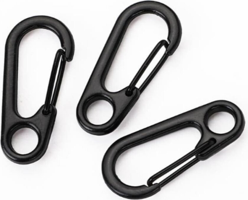 3-Pack Mini Carabiner nøkkelring, Liten Duralumin Carabiner 0