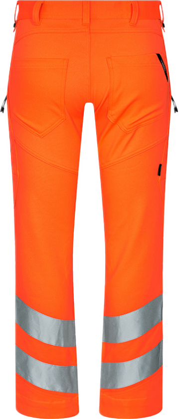 sikkerhetsbukse 2544, High-Vis cl. 2 oransje, str K124
