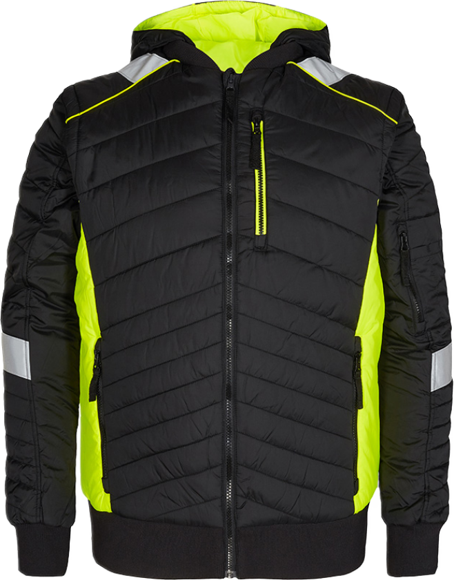 JAKKE 1870-224 SORT/GUL 5XL