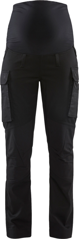 Blåkläder gravidbukse 71011830, stretch, svart, str L