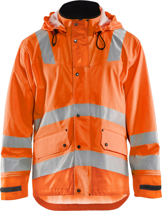 HIGH VIS REGNJAKKE LEVEL 3 HIG