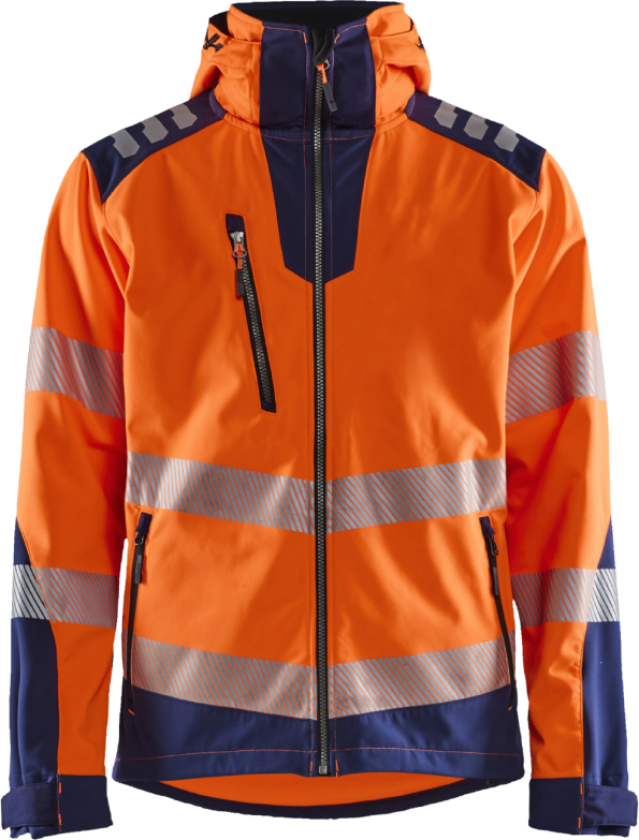 HIGH VIS SOFTSHELL JAKKE HIGH