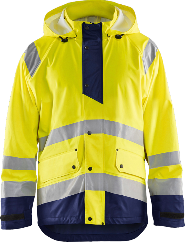 HIGH VIS REGNJAKKE LEVEL 1 HIG