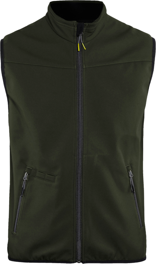SOFTSHELL VEST OLIVENGRØN/SORT