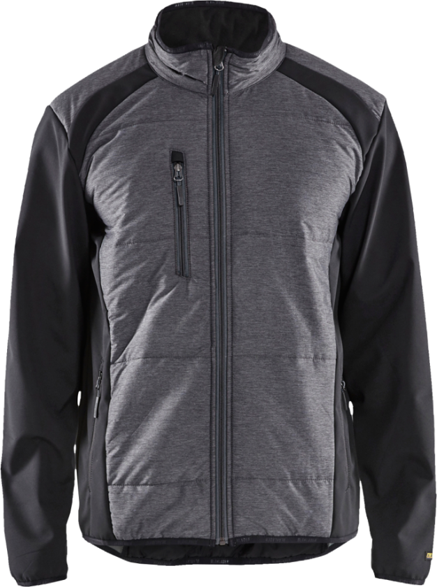 HYBRID JAKKE SORT/MØRK GRÅ XS