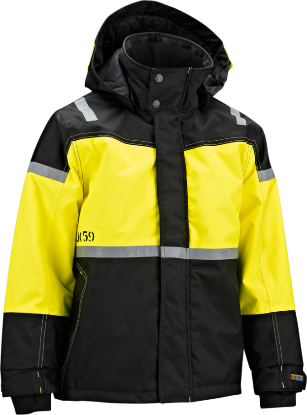 BØRNE VINTER JAKKE SORT/HIGH V