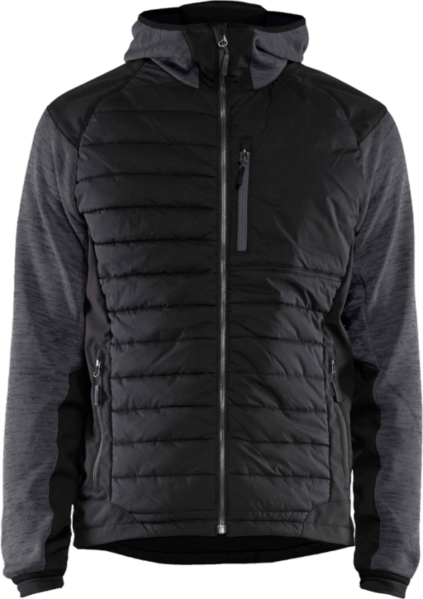 Blåkläder hybridjakke 59302117, mørkegrå/svart, str 4XL