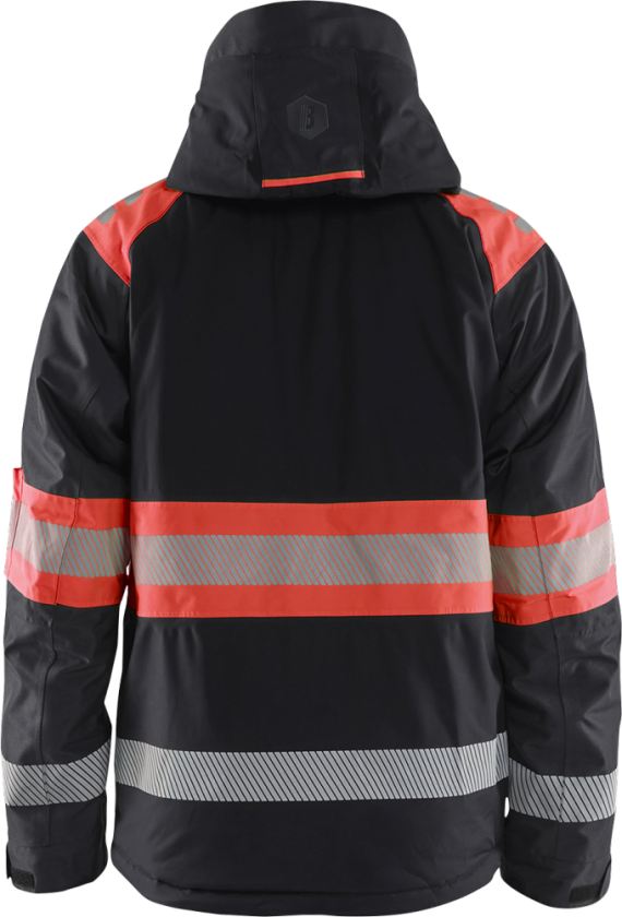 HIGH VIS VINTERJAKKE SORT/HIGH