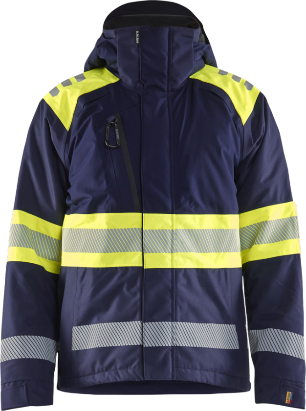 HIGH VIS VINTERJAKKE MARINEBLÅ