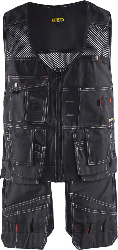 HÅNDVÆRKER VEST SORT