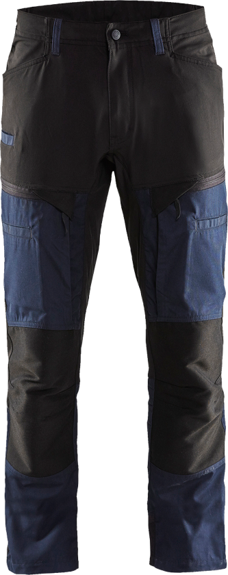 BUKSER STRETCH M.NAVY/SORT 156