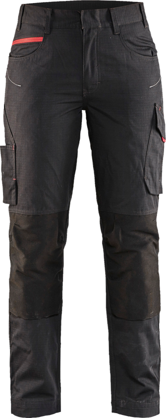 DAME BUKS STRETCH SORT/RØD 21