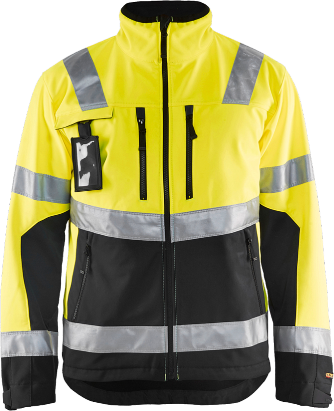 HIGH VIS S GUL/SORTS
