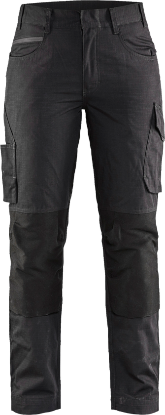 DAME BUKS STRETCH SORT/MGRÅ 20