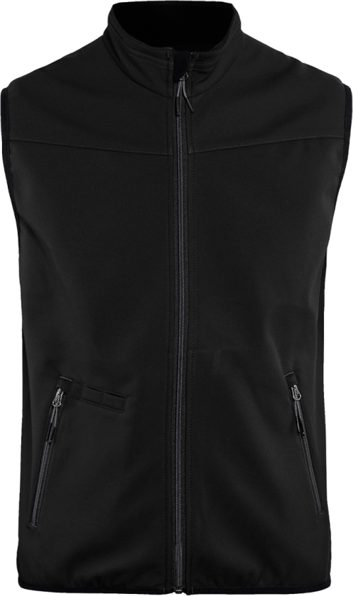 ARBEJDSVEST SOFTSHELL SORT/ S