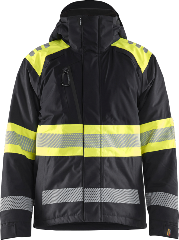 HIGH VIS VINTERJAKKE SORT/HIGH