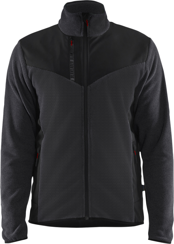 STRIKKET JAKKE MED SOFTSHELL A