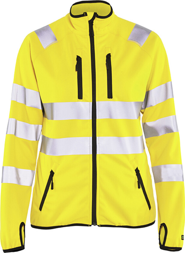 DAME HIGH VIS SOFTSHELL JAKKE