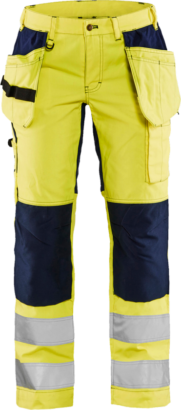 DAME HIGH VIS BUKSER MED STRET