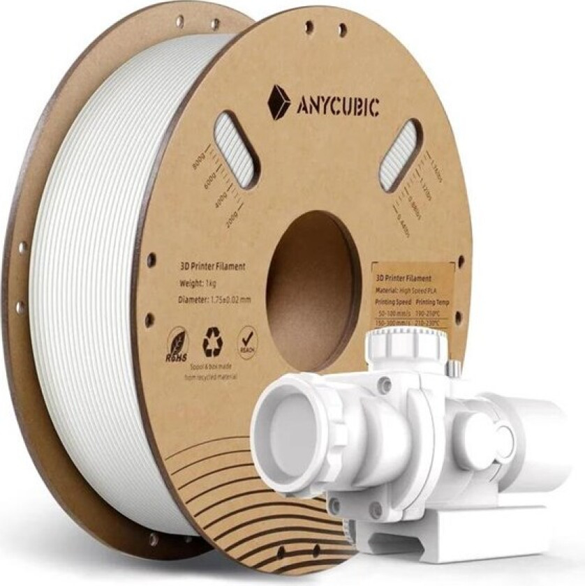 Bilde av PLA High Speed 1.75mm 1Kg White