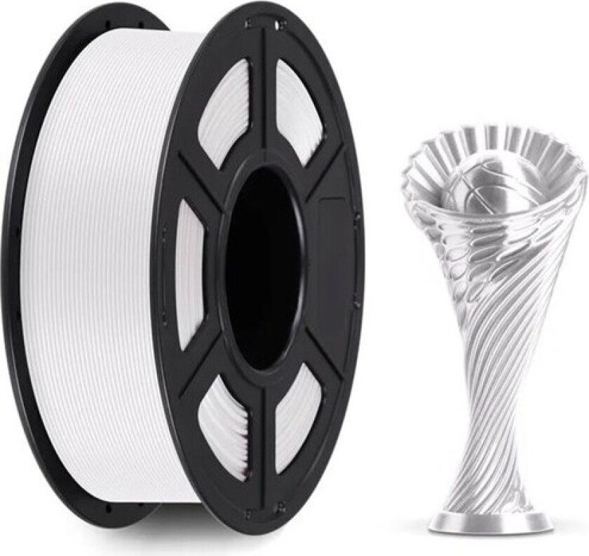 PLA Silk 1.75 mm 1 KG Silk White