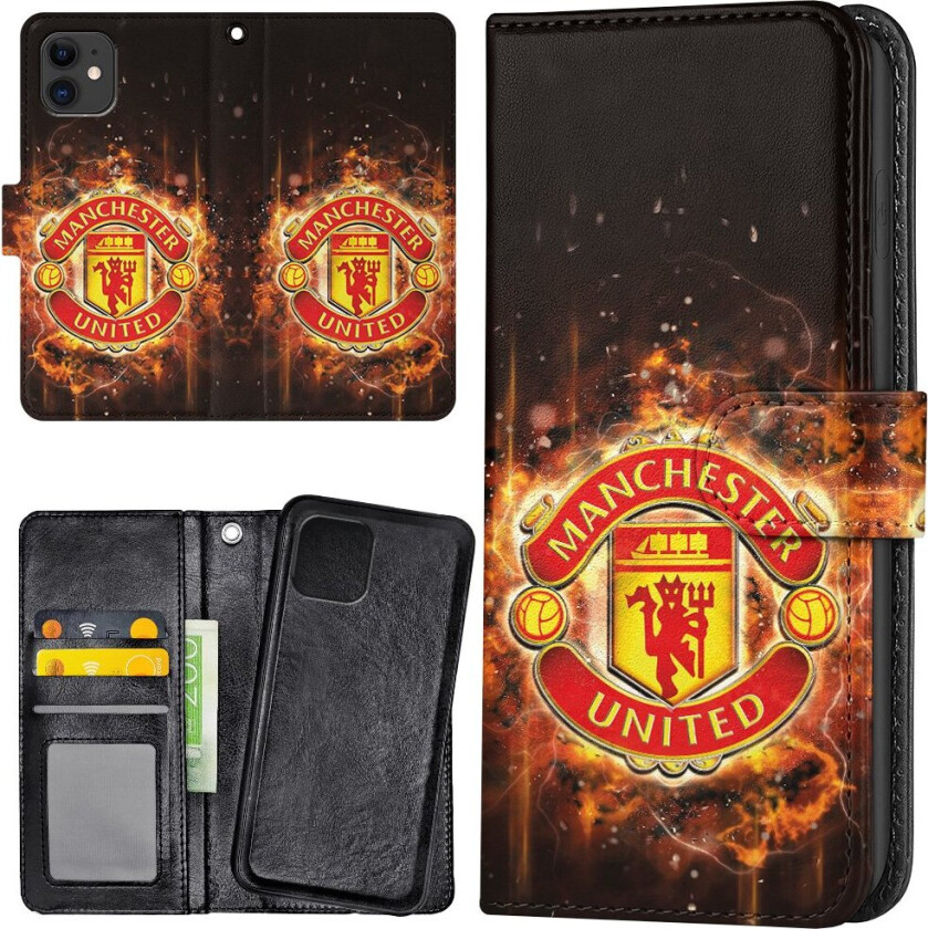 iPhone 12/12 Pro - Lommebok Deksel Manchester United