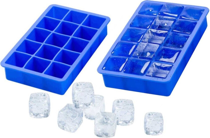 Silikonisform for firkantede isbiter isbiter