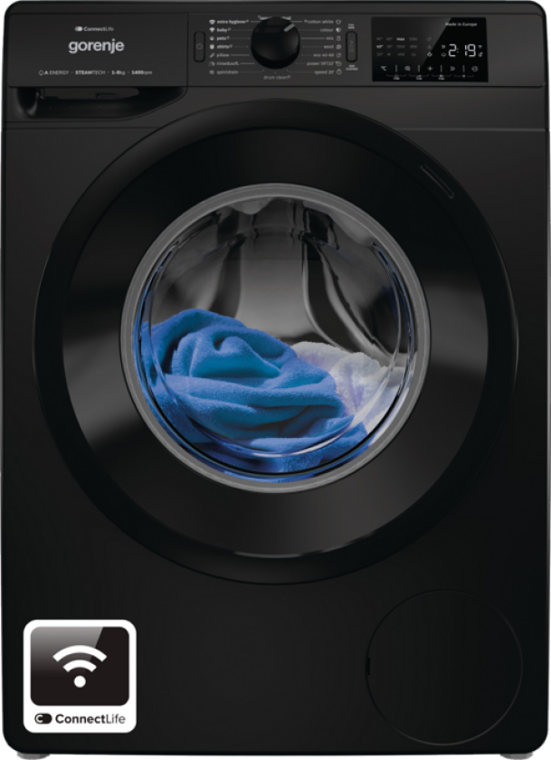 WPNEI84A1SW/B Vaskemaskin (sort)