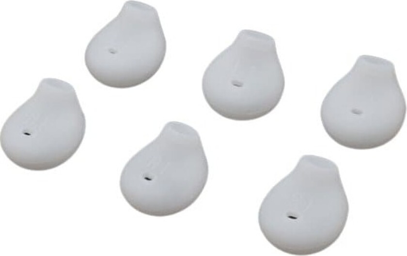 In-ear silikon øreplugger deksler for Samsung Galaxy S6/S7, Note5/Note7 Hvit