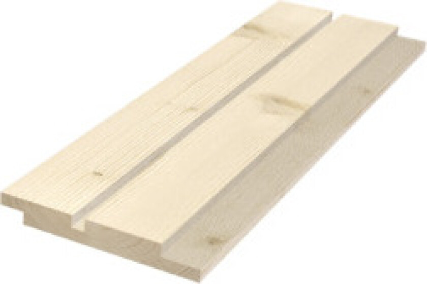 Kledning d-fals rettkant m/spor gran 19x148 kl.1 grunnet bas heftig