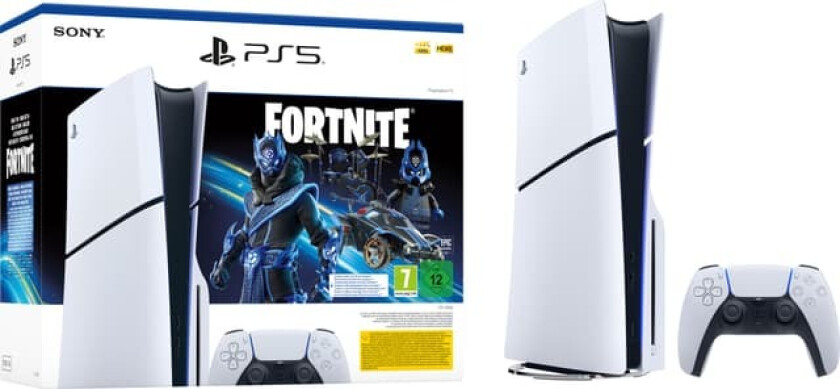 Bilde av PlayStation 5 Slim Fortnite Cobalt Star-pakke