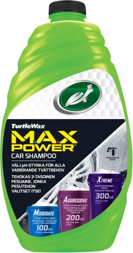 Turtle Wax Max Power bilshampo