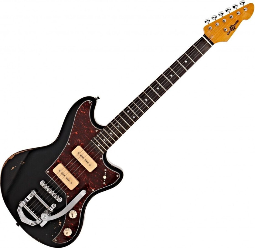 Bilde av Gear4Music Seattle Select Legacy Electric Guitar fra Gear4Music Vintage Black