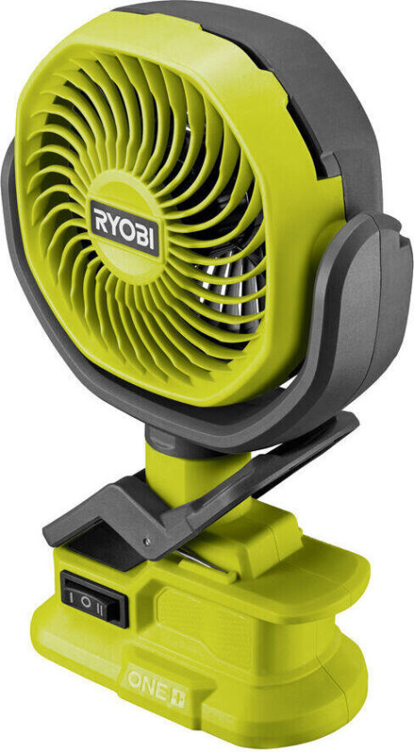 Bilde av Ryobi ONE+ RCF18-0 vifte med klemme u/batteri