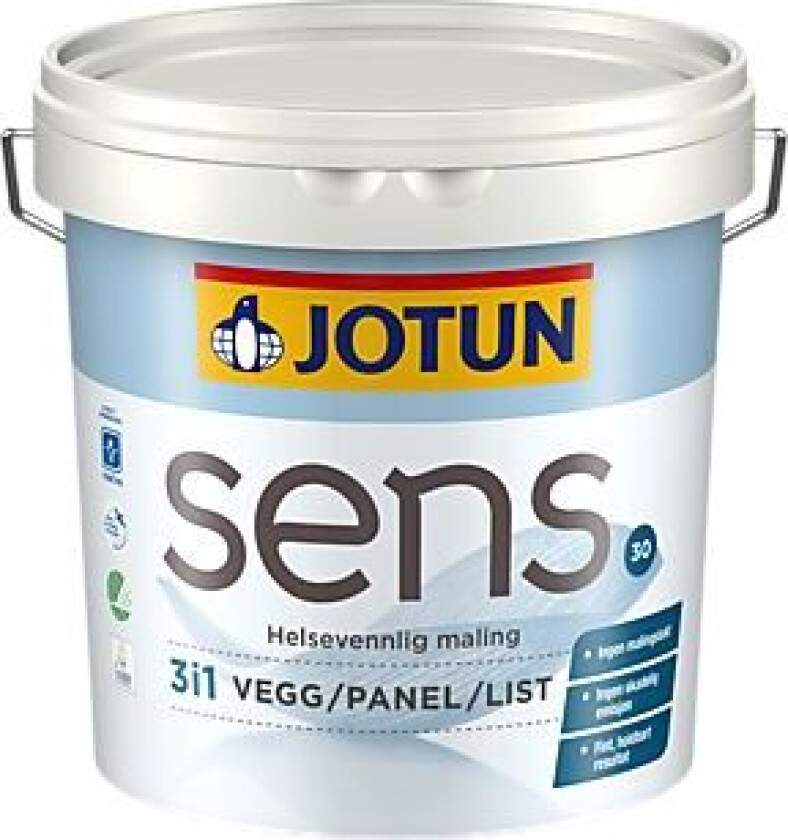 Jotun Sens Vegg/Panel/List 30/halvblank interiørmaling