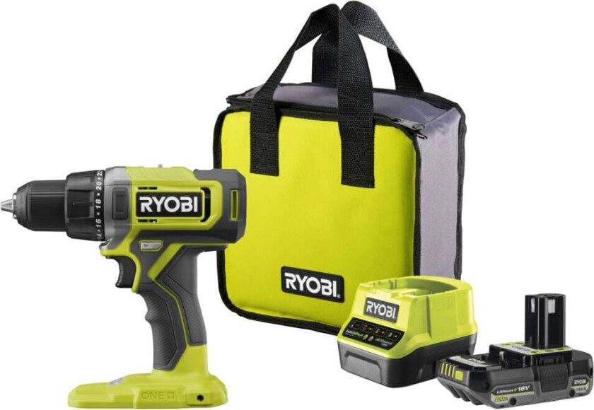 Ryobi RDD18-1C20S drill m/batteri