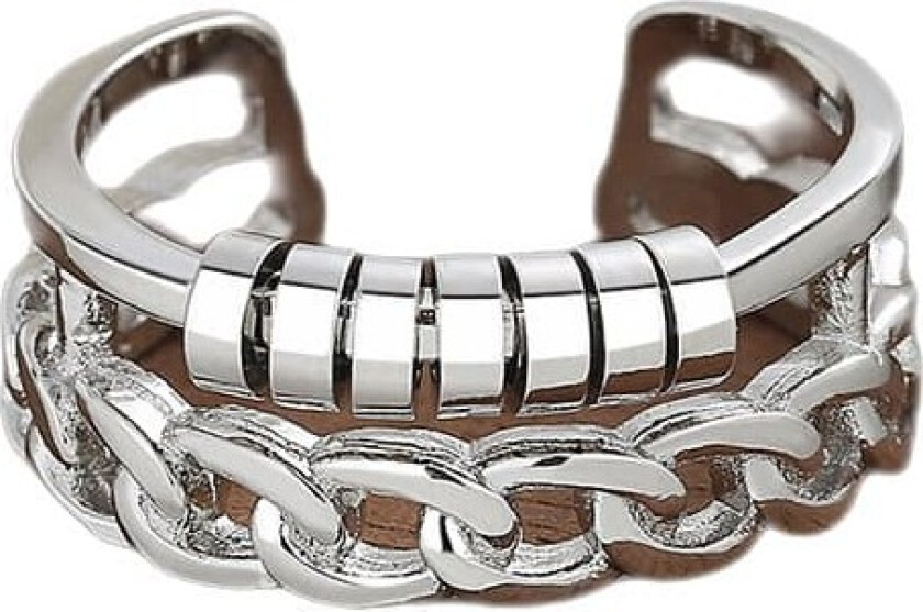 Bilde av Justerbar antistressring med roterbare ringer Sølv